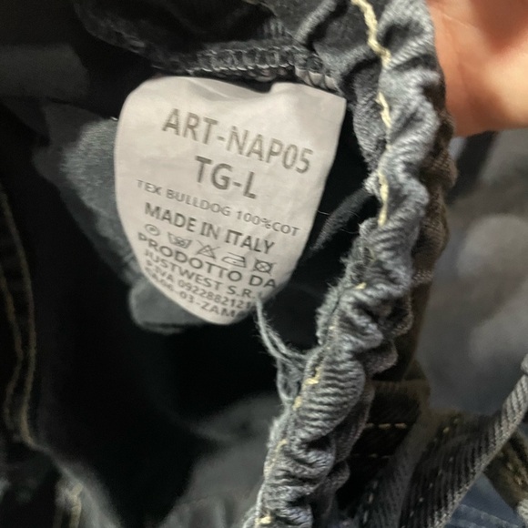 JUSTWEST Cargo Pants Made In Italy Size XL - Picture 4 of 6